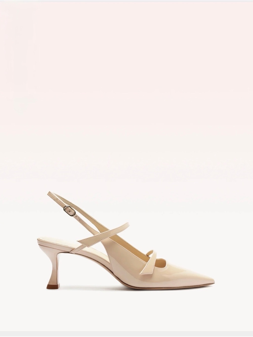 Alexandre Birman Tita 60 Slingback Semolina Size 37.5